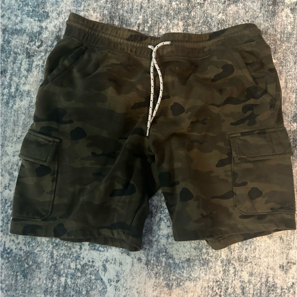 Old Navy Green Camo Cargo Shorts